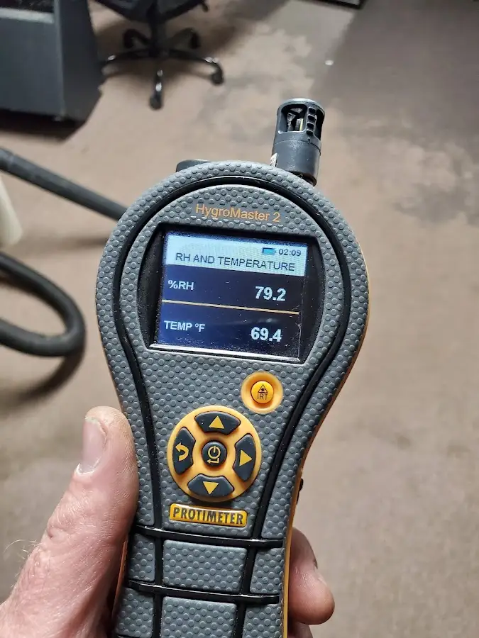 Moisture meter humidity assessment for Fire & Smoke Damage Restoration in Barling